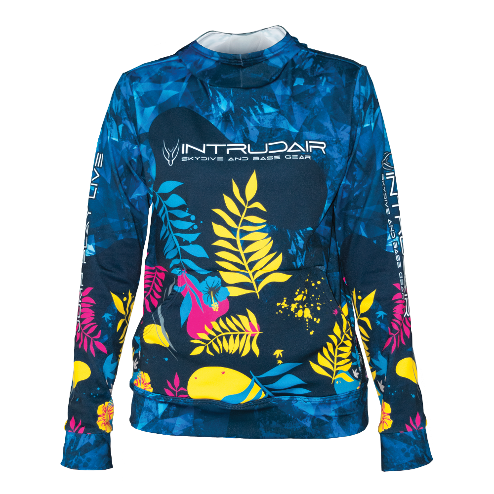 Intrudair® Printed Hoodie Woman [Flower]
