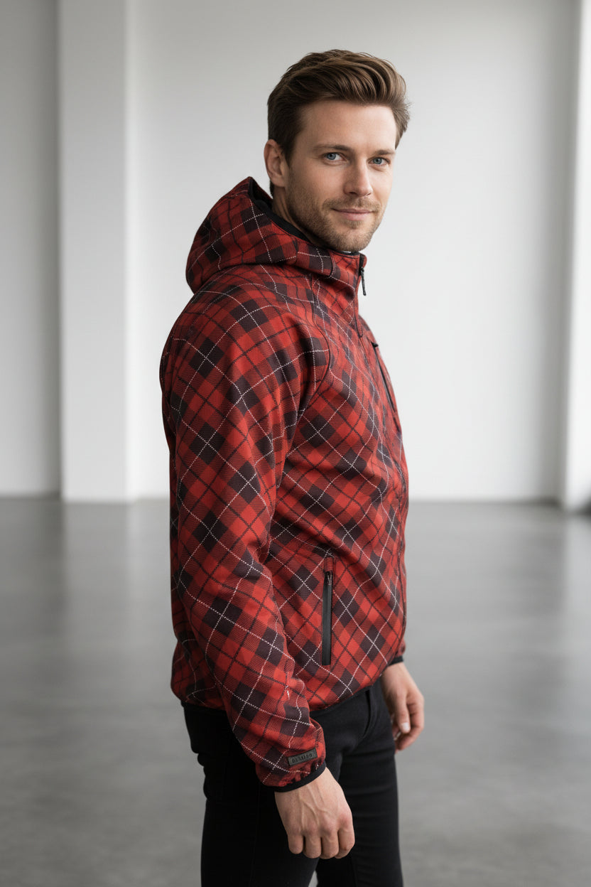 Tatran Printed Softshell Jacket [Hood]