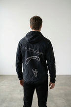 Printed Softshell Jacket Black [Hood]
