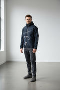 Printed Softshell Jacket Black [Hood]