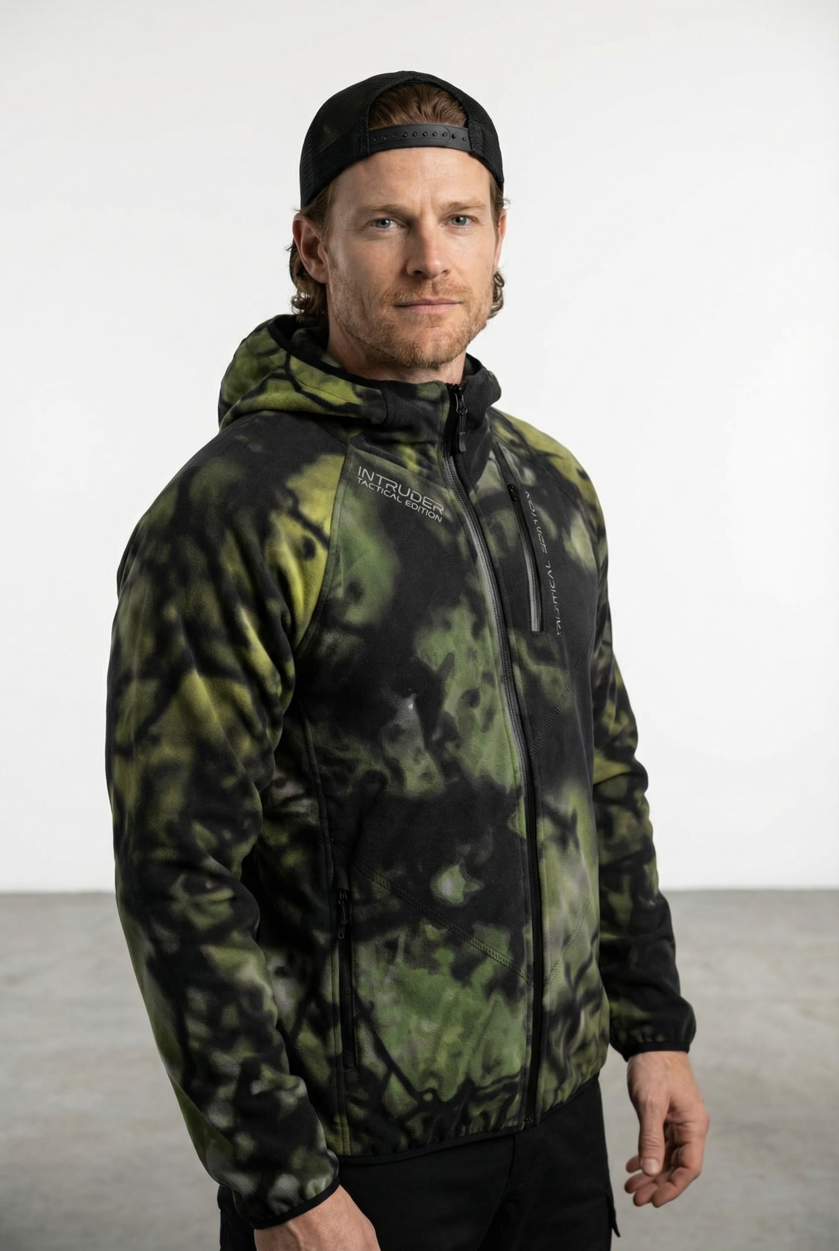 Intrudair® Softshell-Jacke (Dunkelgrünes Tarnmuster)