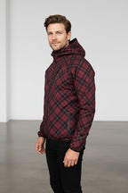 Wine red Softshell Jacket [Hood]