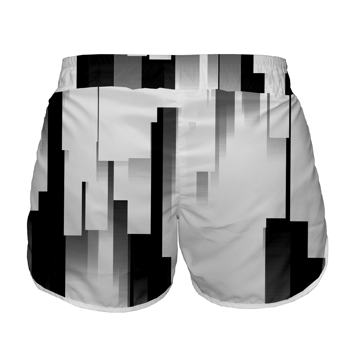 Intrudair Female Board Shorts (White Rain)