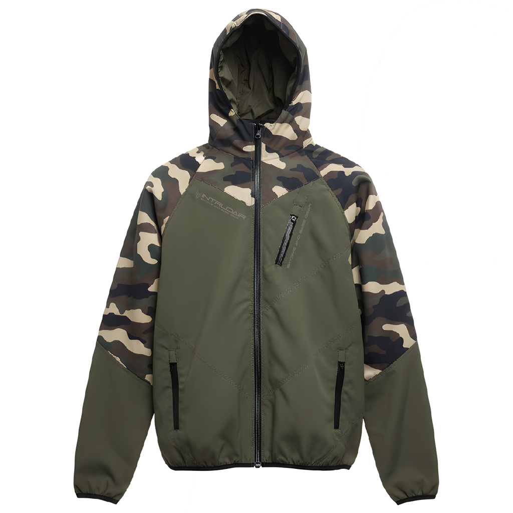 Unique Softshell Jacket Male [Xl/L] Olivegreen/Camo Print