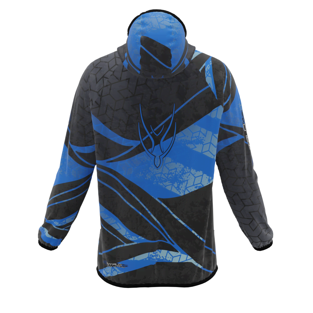 Intrudair® [Pre-Order] XRW-Blue Printed Softshell Jacket [Hood]