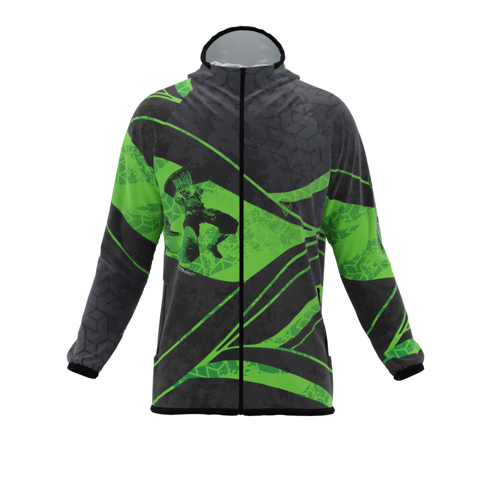 Intrudair® [Pre-Order] XRW-Green Printed Softshell Jacket [Hood]