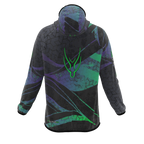 Intrudair® [Pre-Order] XRW-Green-Purple Printed Softshell Jacket [Hood]