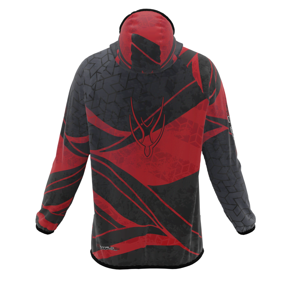 Intrudair® [Pre-Order] XRW-Red Printed Softshell Jacket [Hood]