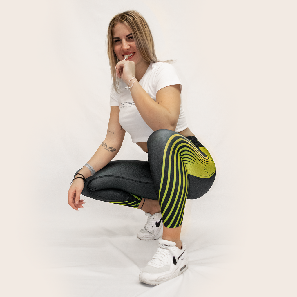 PRE-ORDER Leggings [ Printed ] Yellow