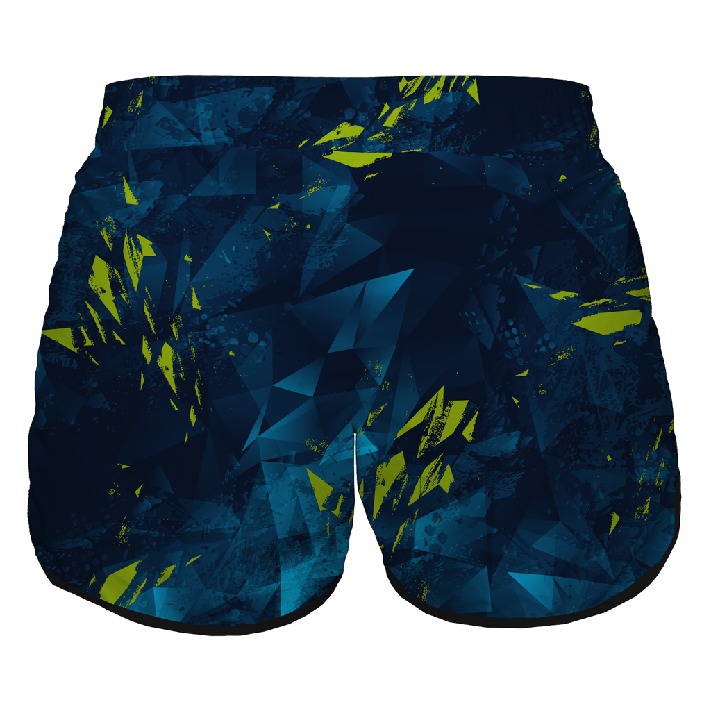 Intrudair Female Board Shorts (Green Shard)