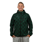 Green Printed Softshell Jacket [Hood]
