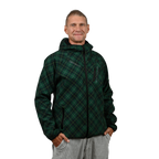 Green Printed Softshell Jacket [Hood]