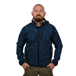"Gentlemen" Printed Softshell Jacket [Hood]