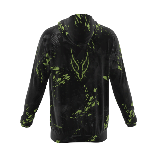 Intrudair ® [Pre-Order] Triangle-olive Printed Hoodie