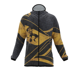 Intrudair ® [Pre-Order] XRW-Orange Printed Softshell Jacket [Hood]