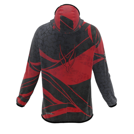 Intrudair ® [Pre-Order] XRW-Red Printed Softshell Jacket [Hood]