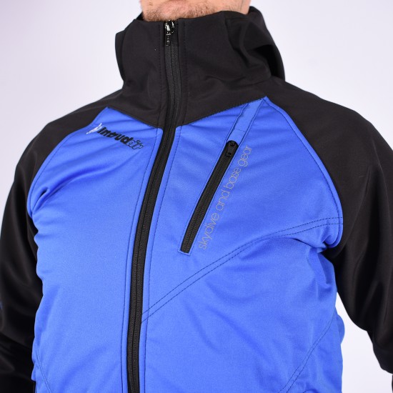 Softshell Jacket Blue/Black [Hood]