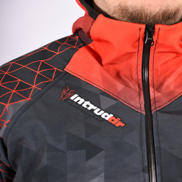 Softshell Jacket Red Printed [Hood] - Image 4