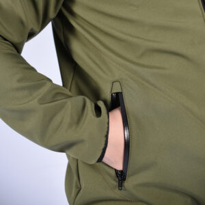 Softshell Jacket Melange Grey [Hood] - Image 6