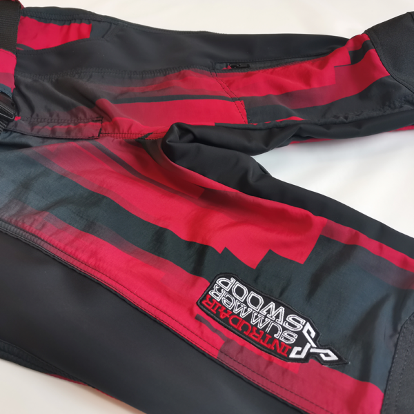 Printed Summer Swoop Black/Red - Image 2