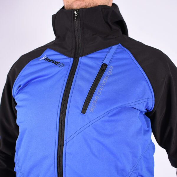 Softshell Jacket Blue/Black [Hood] - Image 3