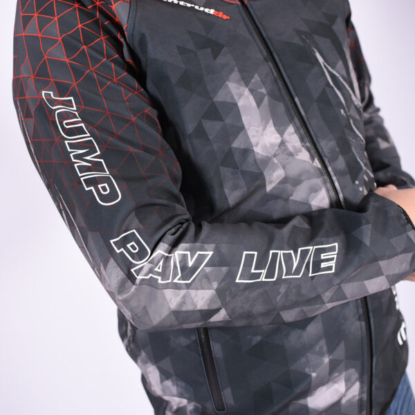 Softshell Jacket Red Printed [Hood] - Image 6
