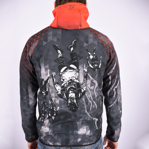 Softshell Jacket Red Printed [Hood] - Image 7