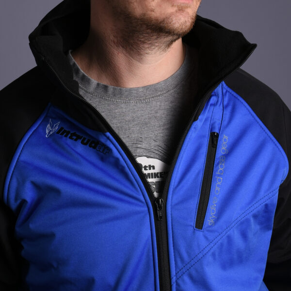 Softshell Jacket Blue/Black [Hood] - Image 6
