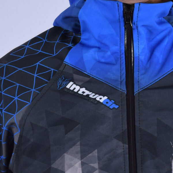 Softshell Jacket Blue Printed [Hood] - Image 4