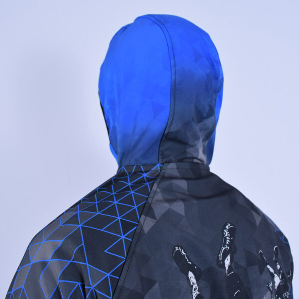 Softshell Jacket Blue Printed [Hood] - Image 6