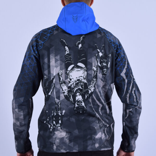 Softshell Jacket Blue Printed [Hood] - Image 7
