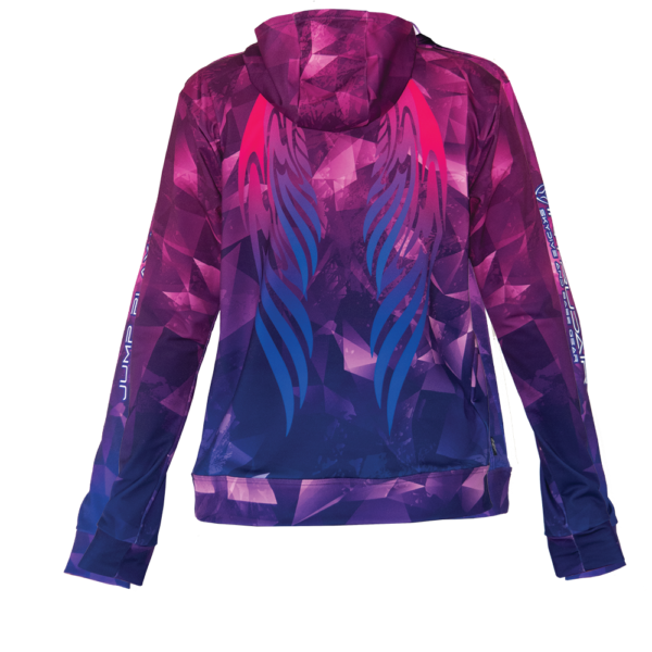 Intrudair® Printed Hoodie Woman [Purple/Pink] - Image 2