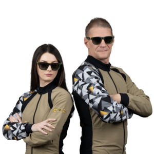 Freefly C+ Woman Beige  With Yellow Print