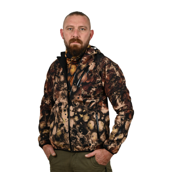 Bio-Camo Printed Softshell Jacket [Hood] - Image 2