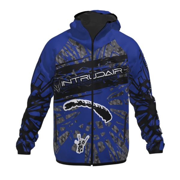 Printed Softshell Jacket Blue [Hood]