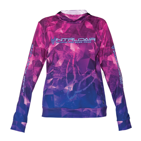 Intrudair® Printed Hoodie Woman [Purple/Pink]