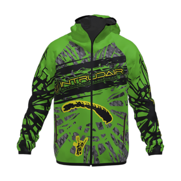 Printed Softshell Jacket Green [Hood]