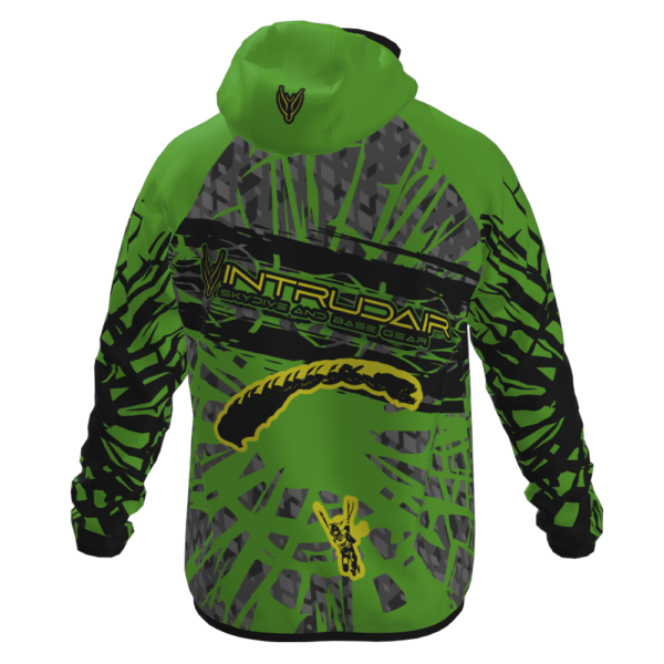 Printed Softshell Jacket Green [Hood] - Image 2