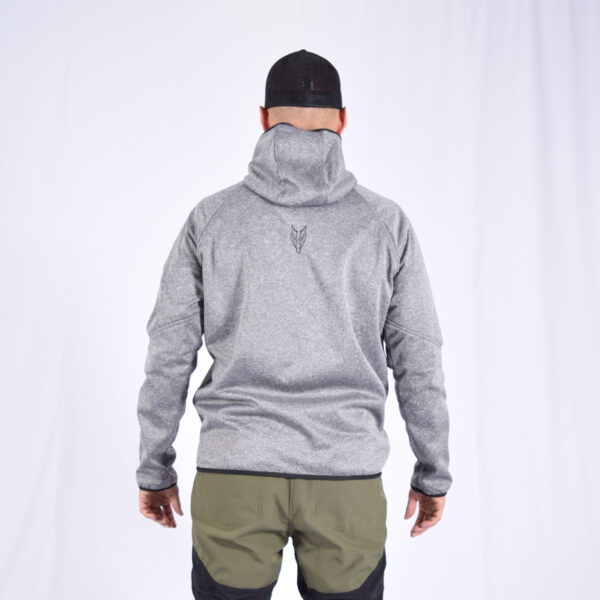 Softshell Jacket Melange Grey [Hood] - Image 2