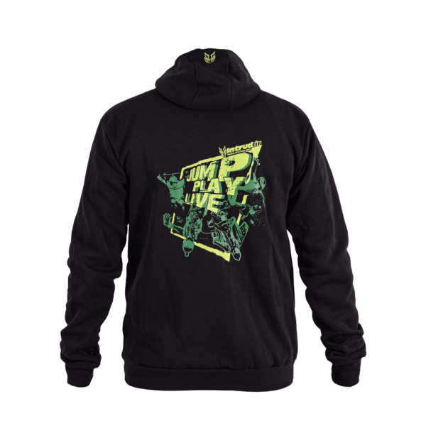 Black/UV Green Hoodie - Image 5