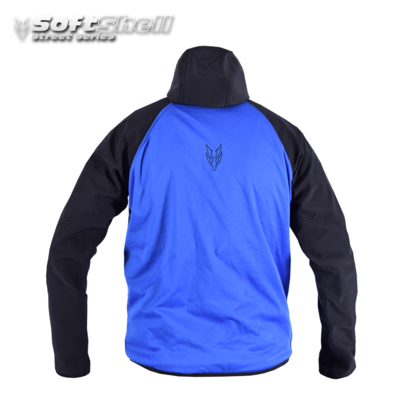 Softshell Jacket Blue/Black [Hood] - Image 8