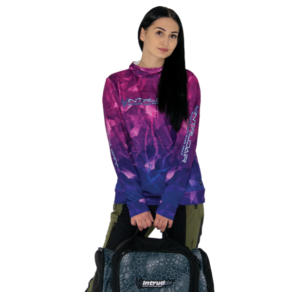 Intrudair® Printed Hoodie Woman [Purple/Pink] - Image 3