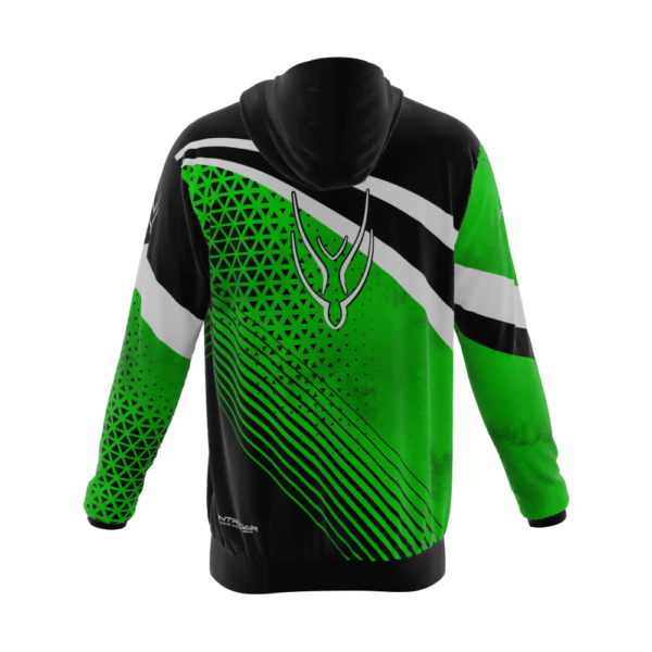 Intrudair® [Pre-Order] Old-Green Printed Hoodie - Image 2