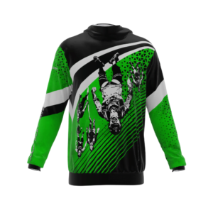 Intrudair® [Pre-Order] Old-Green Printed Hoodie