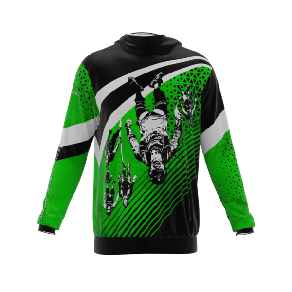 Intrudair® [Pre-Order] Old-Green Printed Hoodie
