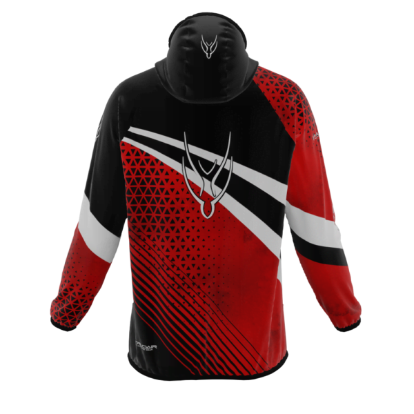 Intrudair® [Pre-Order] Old-Red Printed Softshell Jacket [Hood] - Image 2