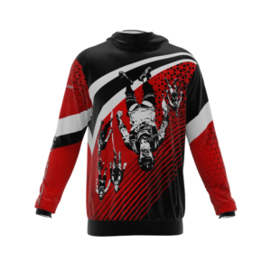 Intrudair® [Pre-Order] Old-Red Printed Hoodie