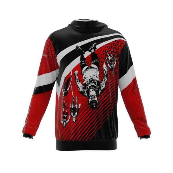 Intrudair® [Pre-Order] Old-Red Printed Hoodie