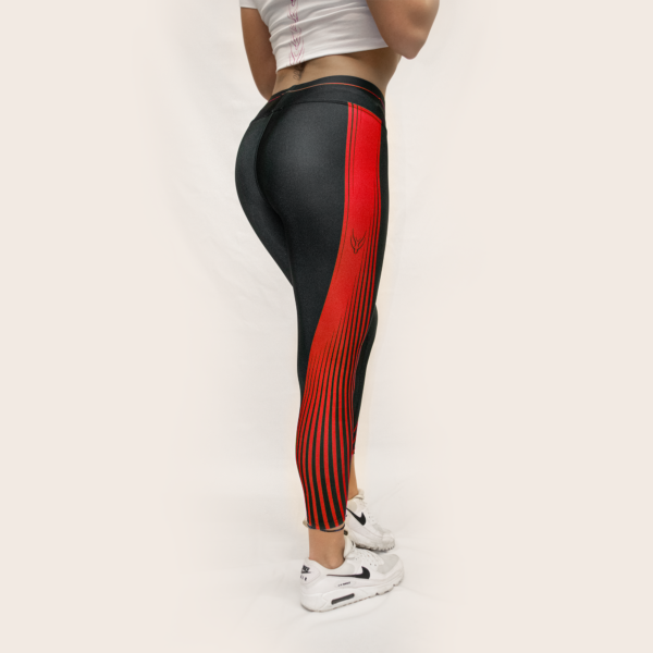 PRE-ORDER Leggings [ Printed ] Red - Image 2