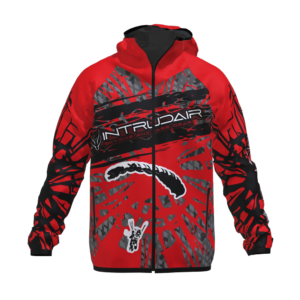 Printed Softshell Jacket Red [Hood]